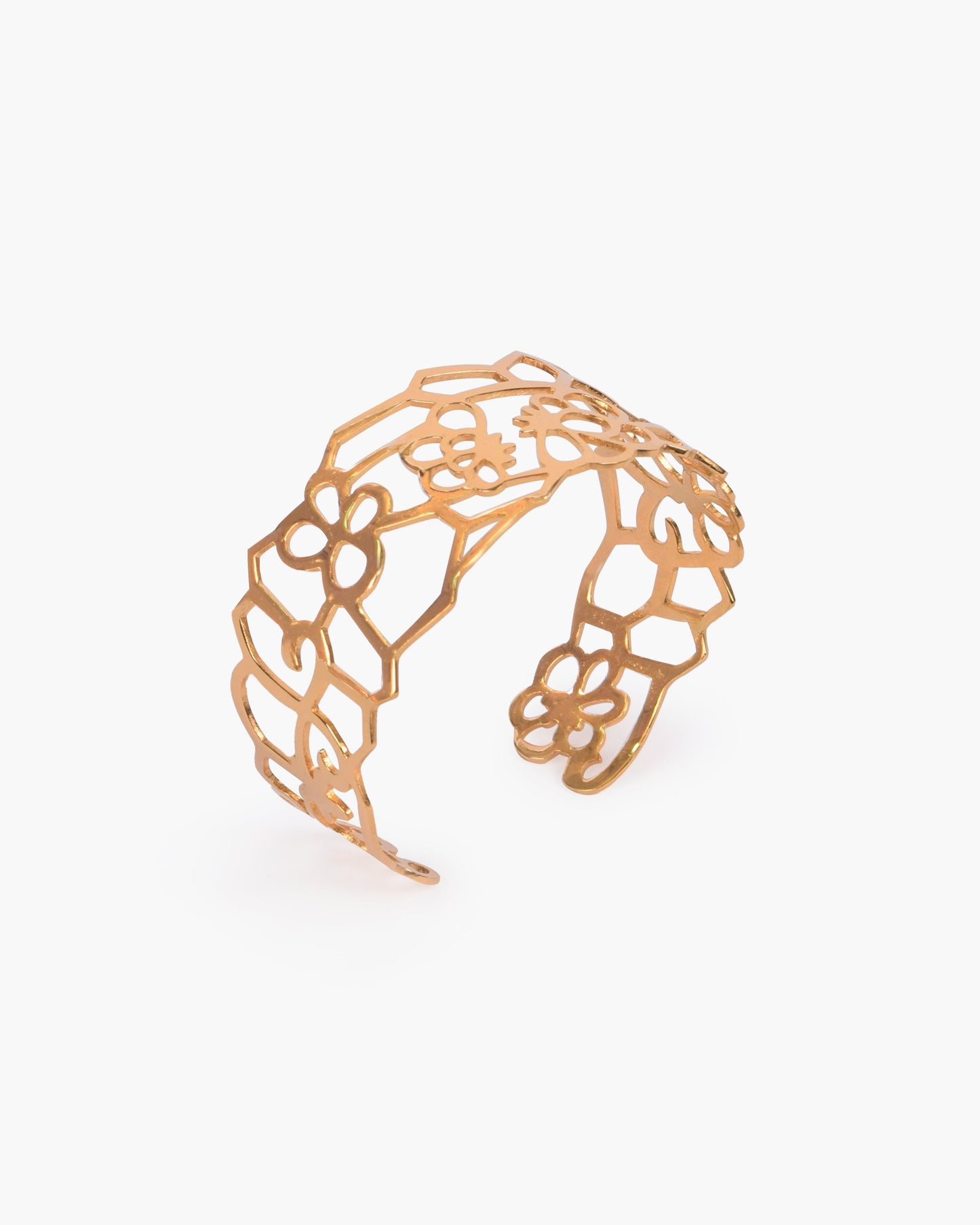 Black Lace Cuff Bracelet