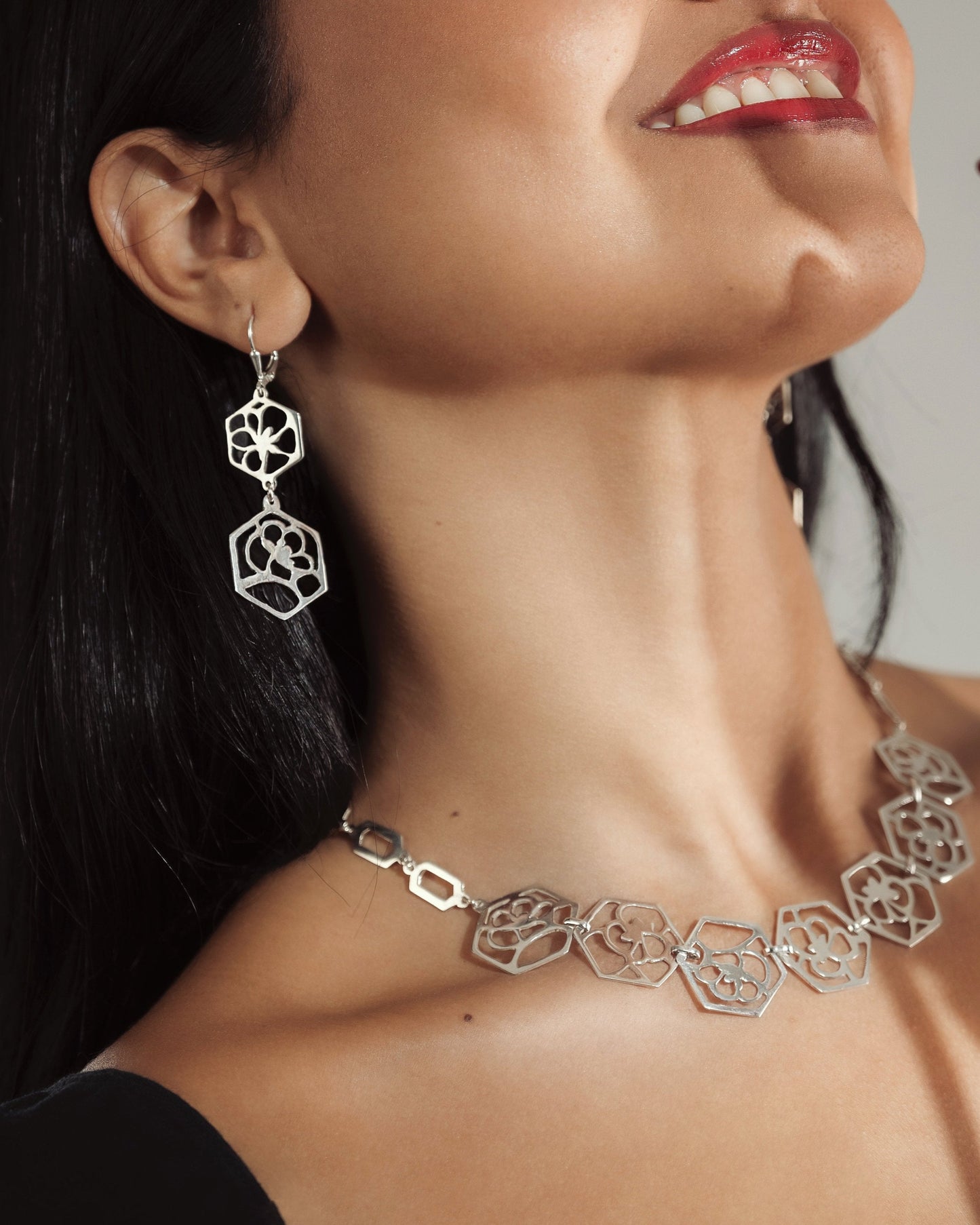 Camellia Statement Earrings