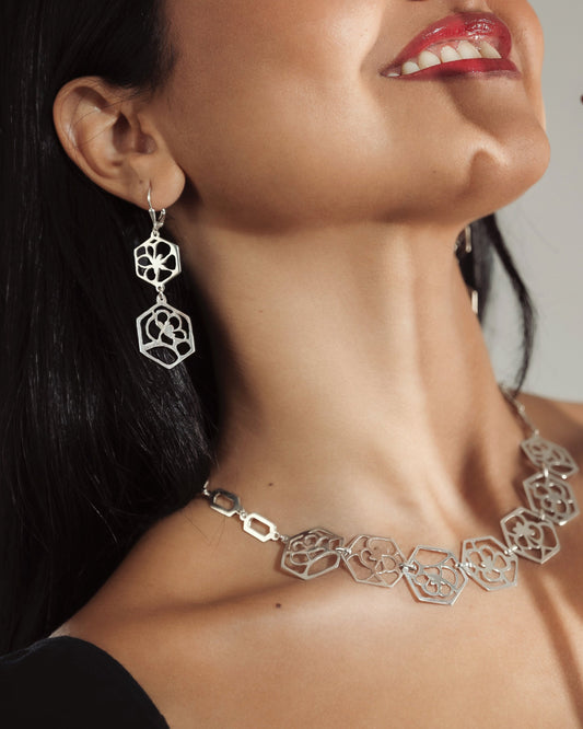 Camellia Statement Earrings