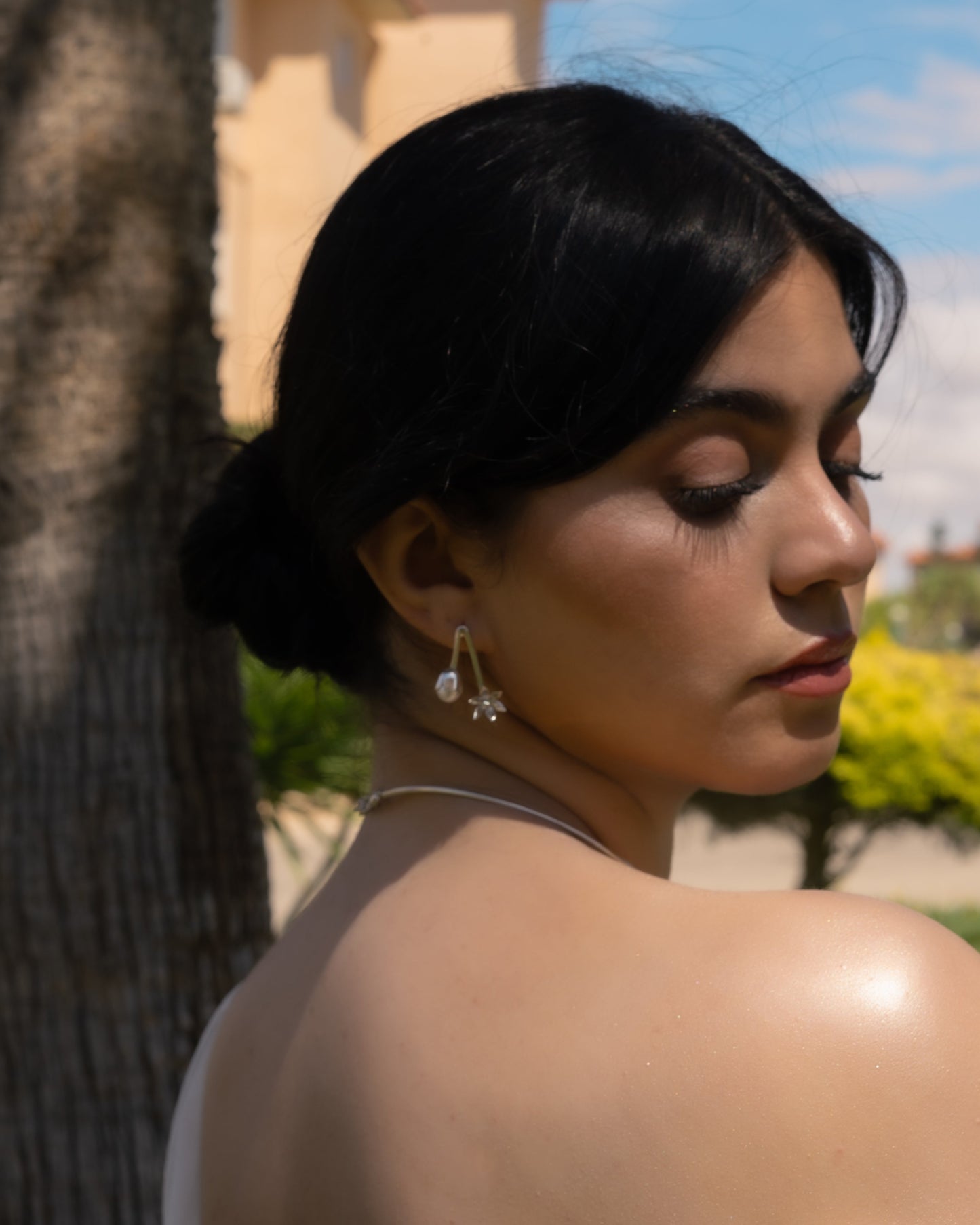 Duet Pearl Earrings (Sold individually)
