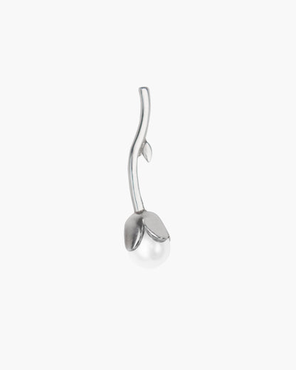 Single Lily Pearl Earring (Sold individually)