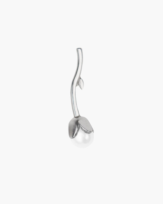 Single Lily Pearl Earring (Sold individually)